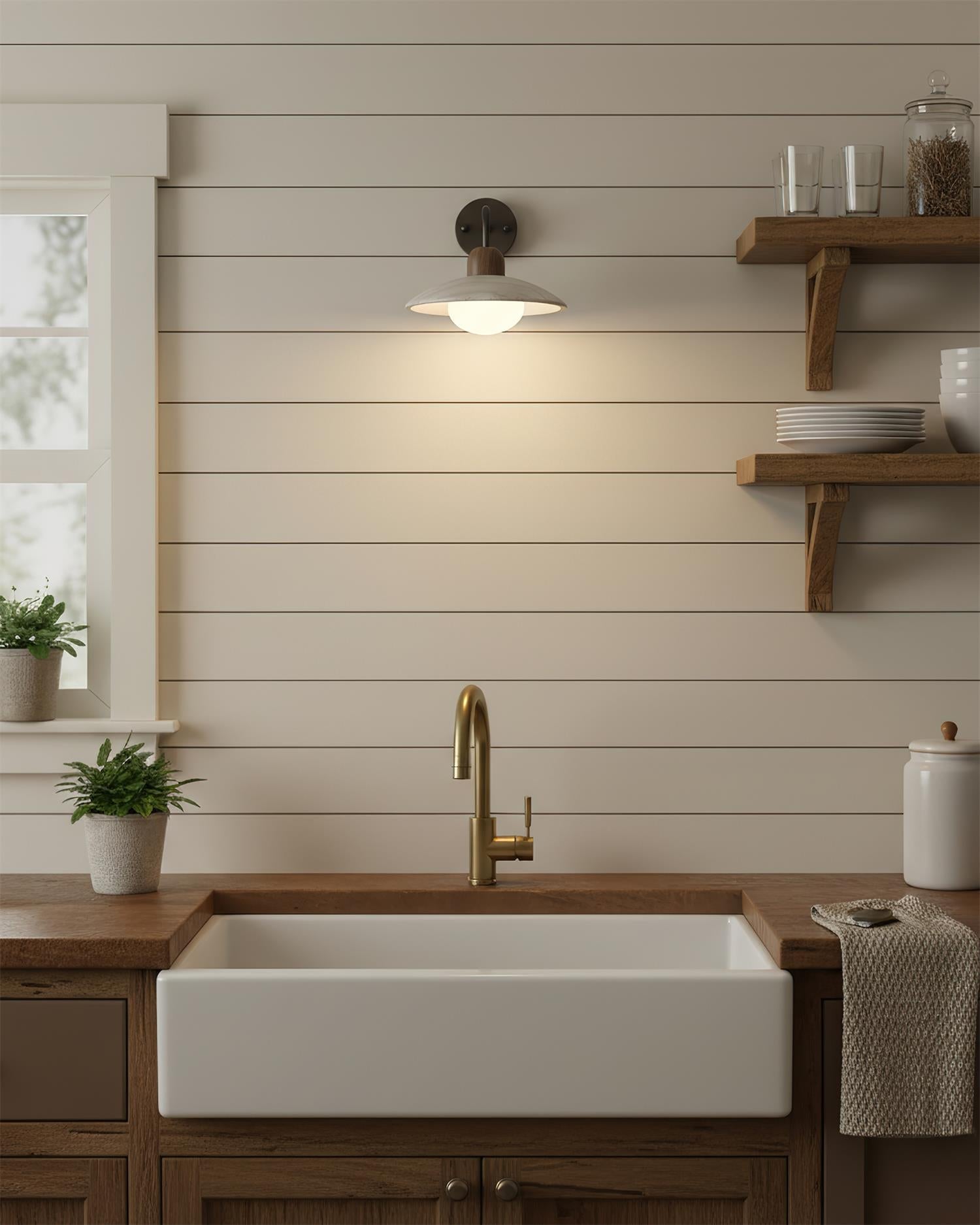 Beleraro Travertine Wall Light