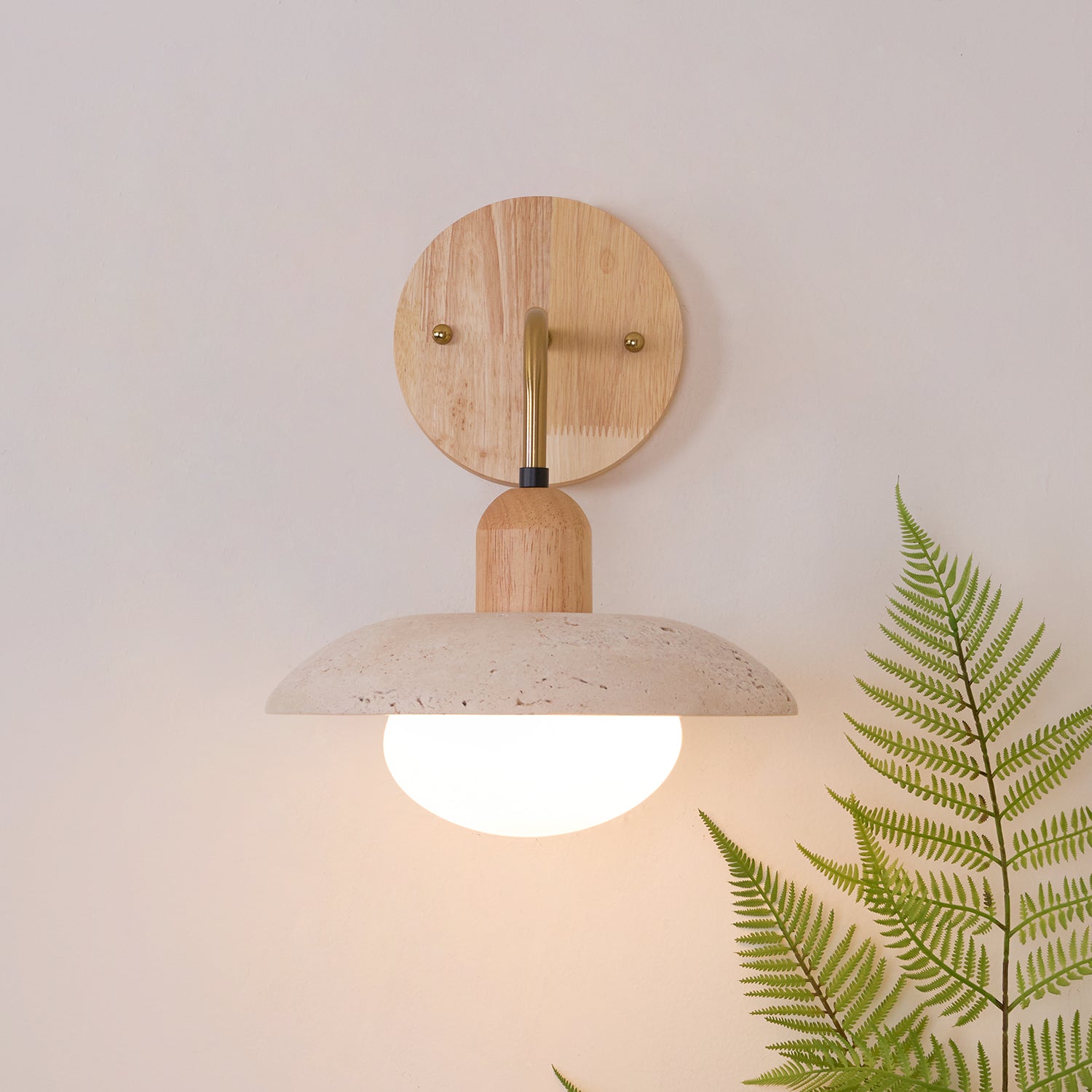 Beleraro Travertine Wall Light