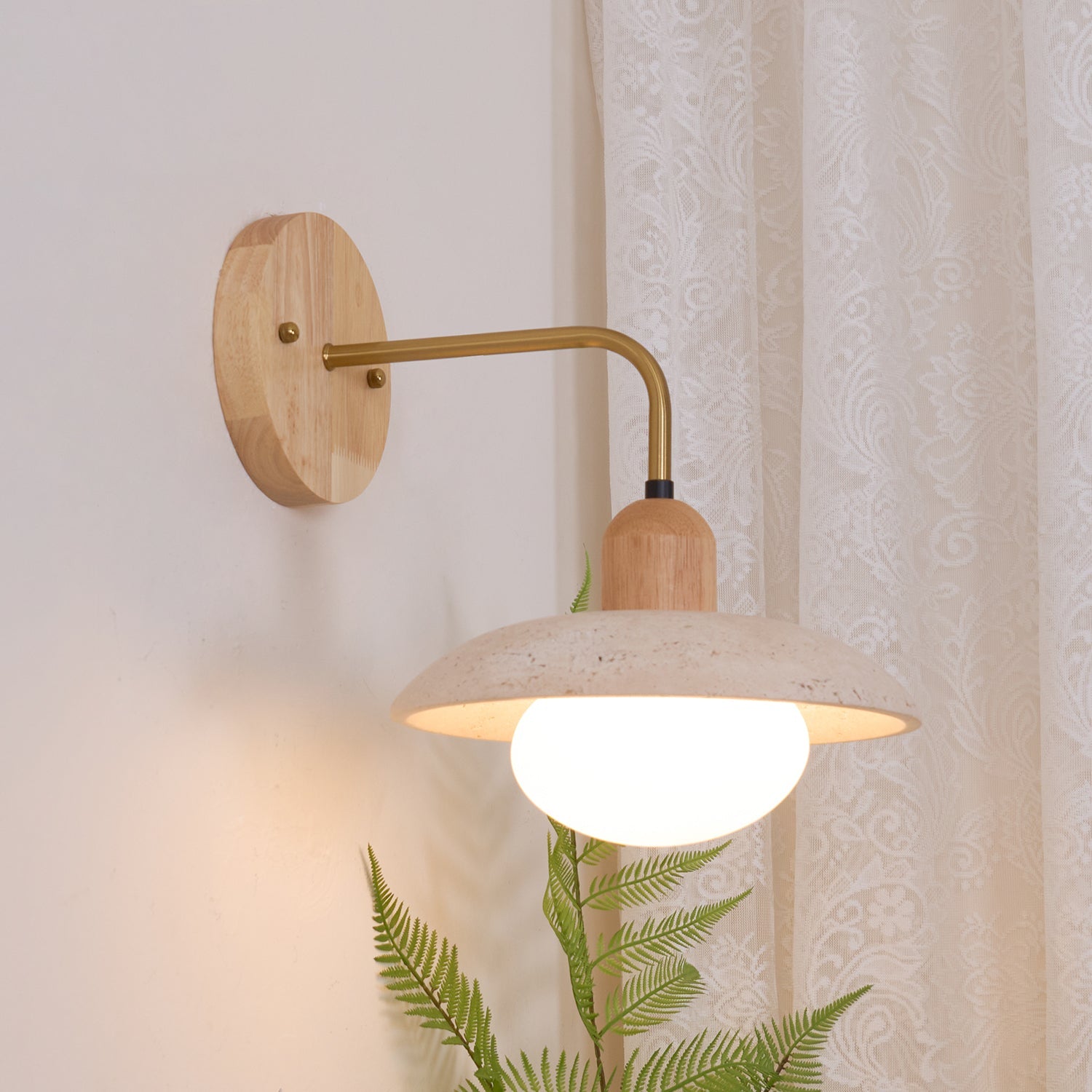 Beleraro Travertine Wall Light
