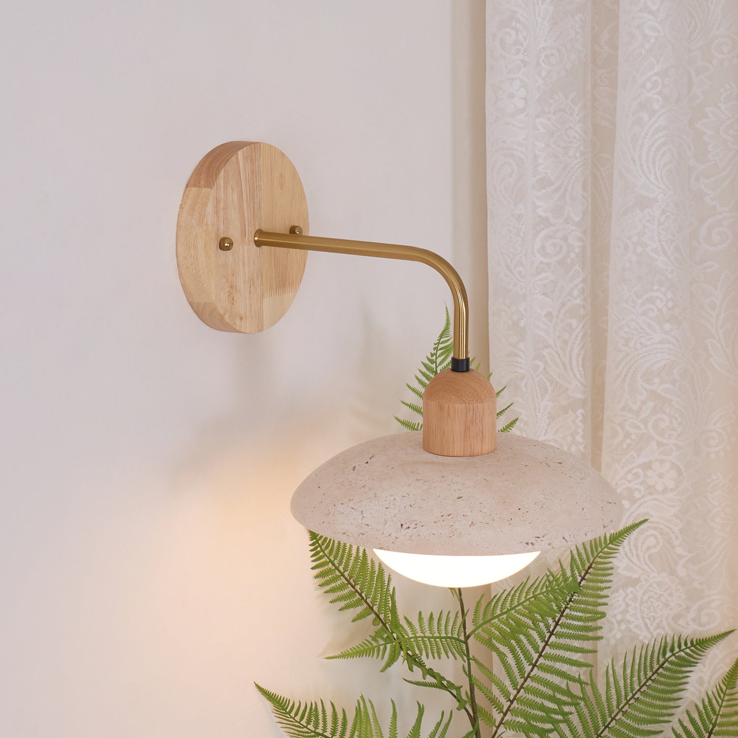 Beleraro Travertine Wall Light