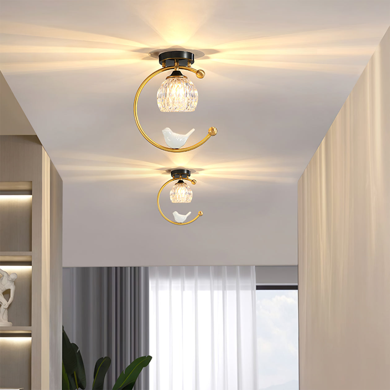 Aravero Bird Ceiling Light