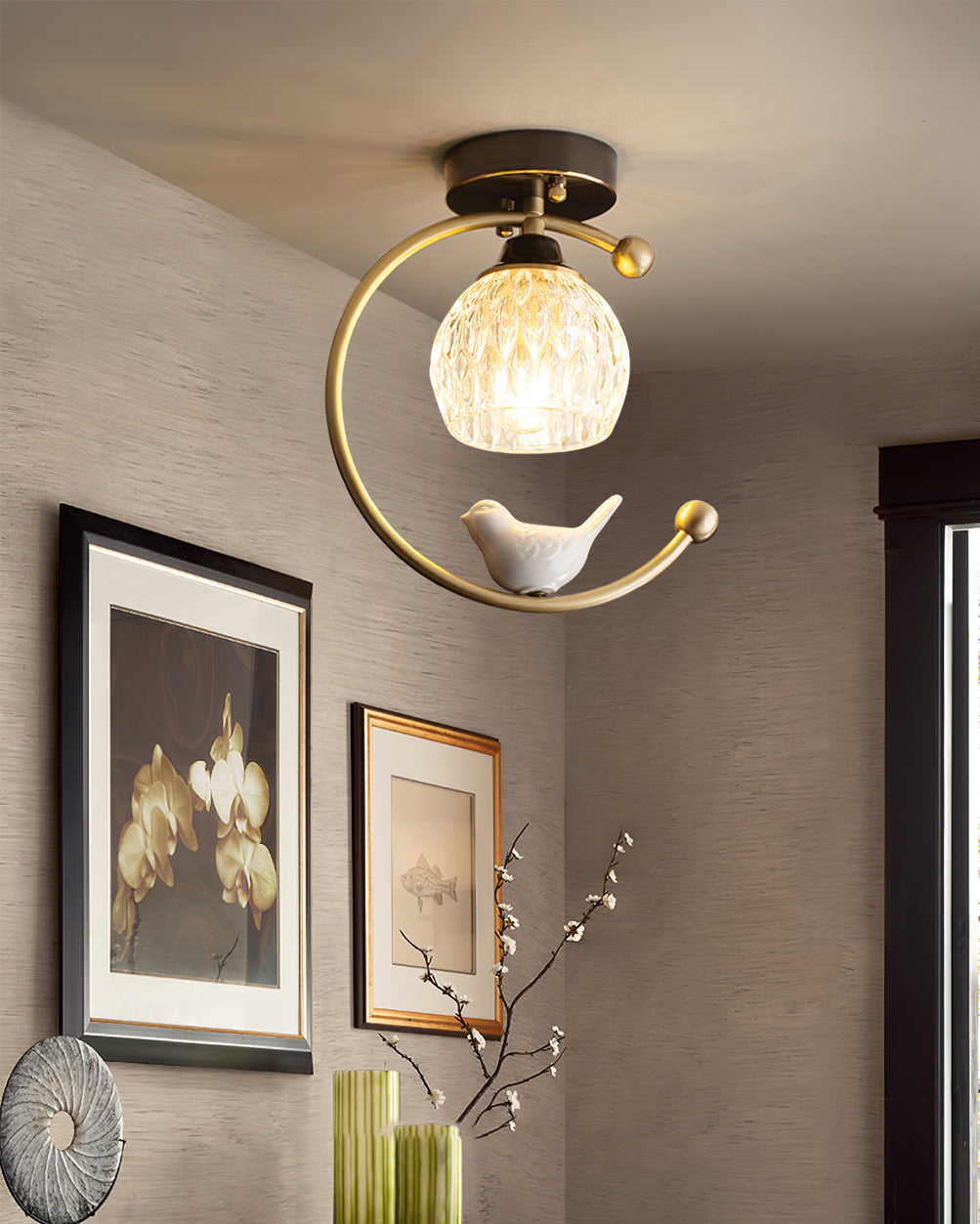 Aravero Bird Ceiling Light