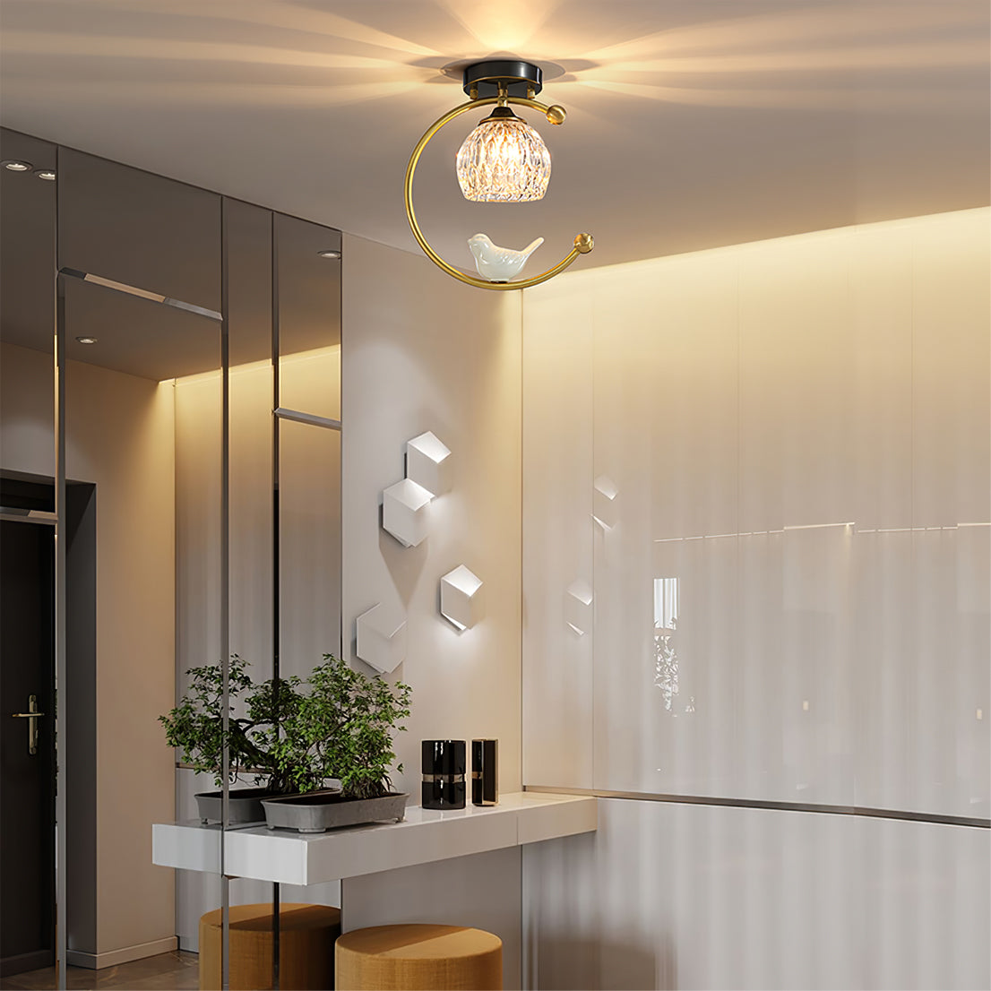 Aravero Bird Ceiling Light