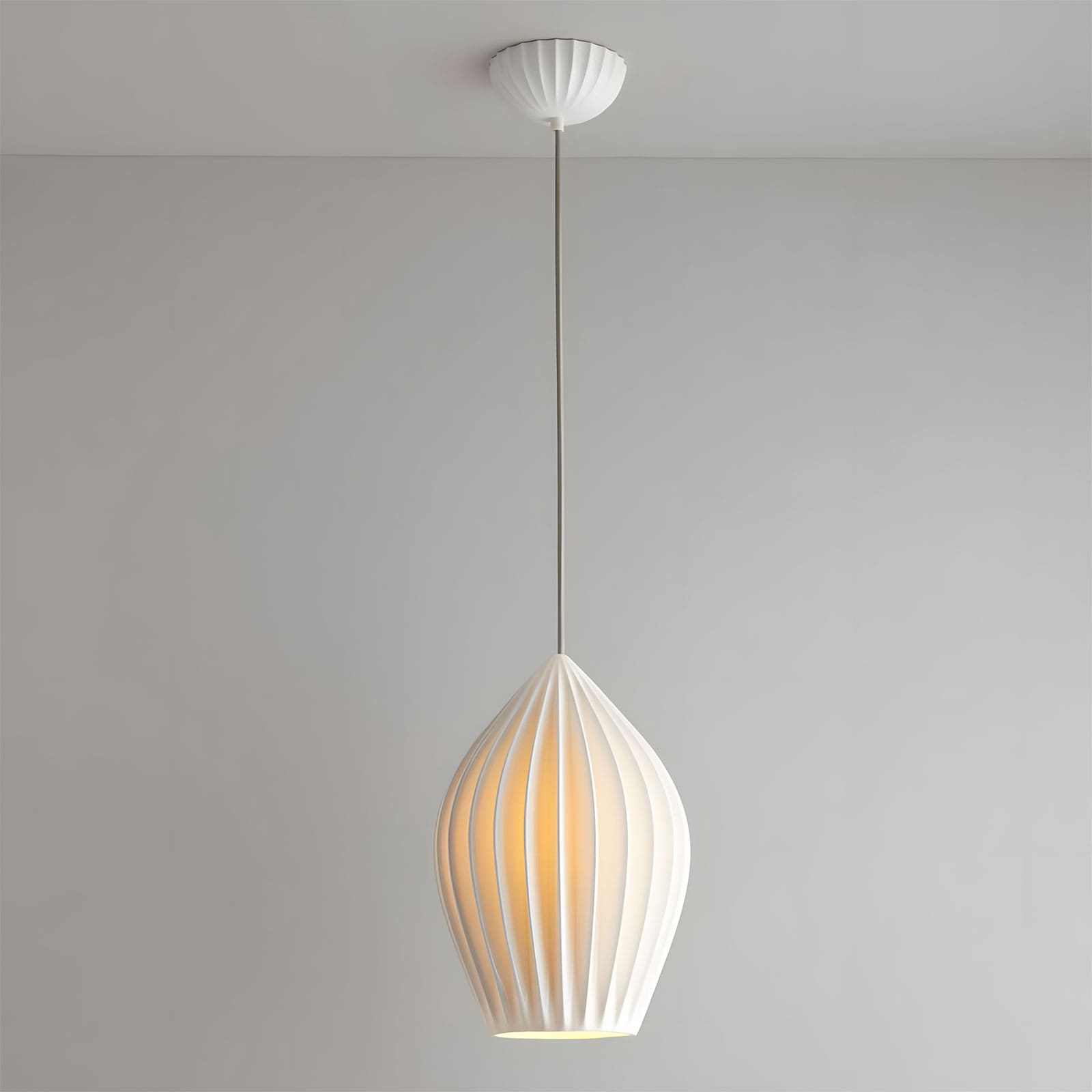 Adelvo Ribbed Pendant Light