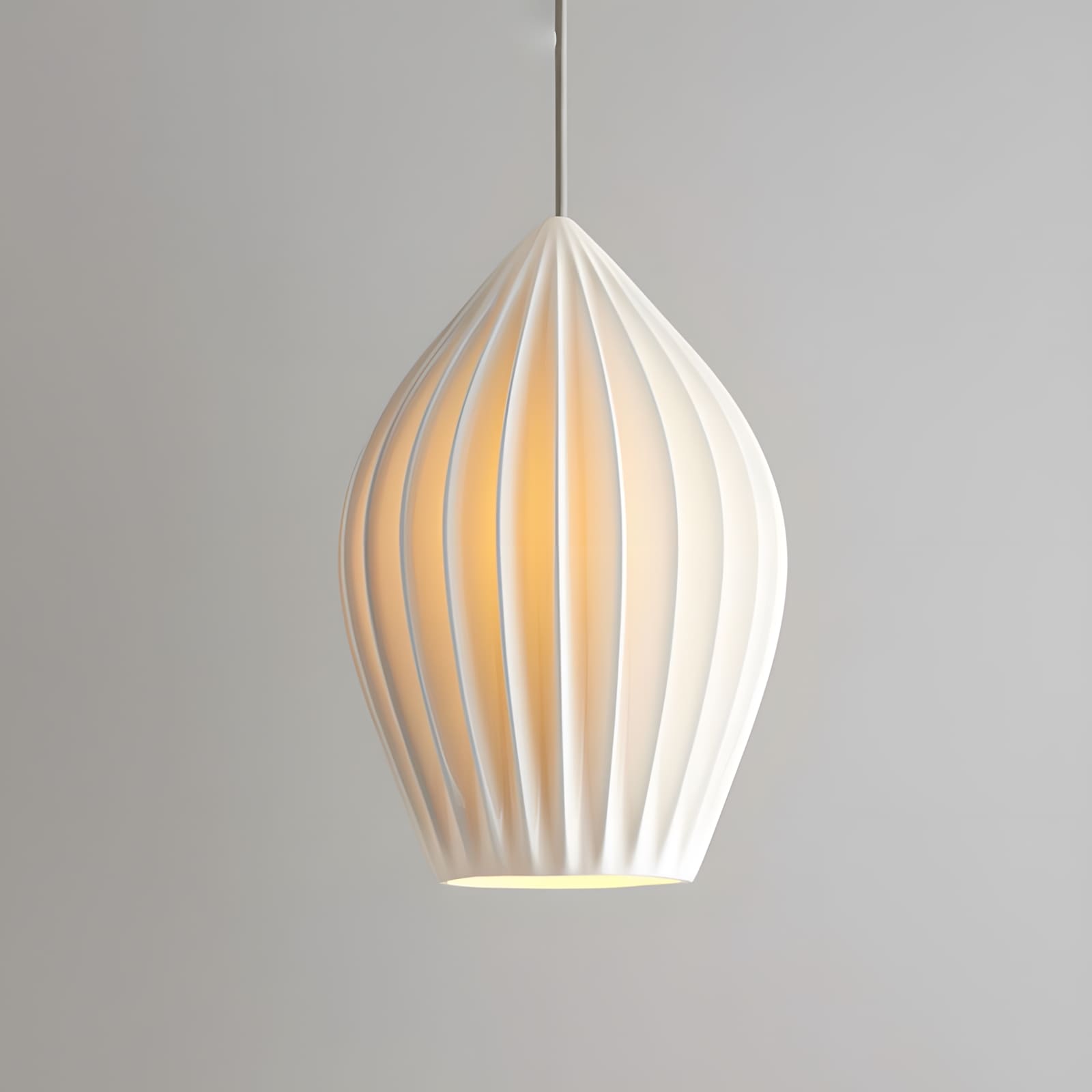 Adelvo Ribbed Pendant Light