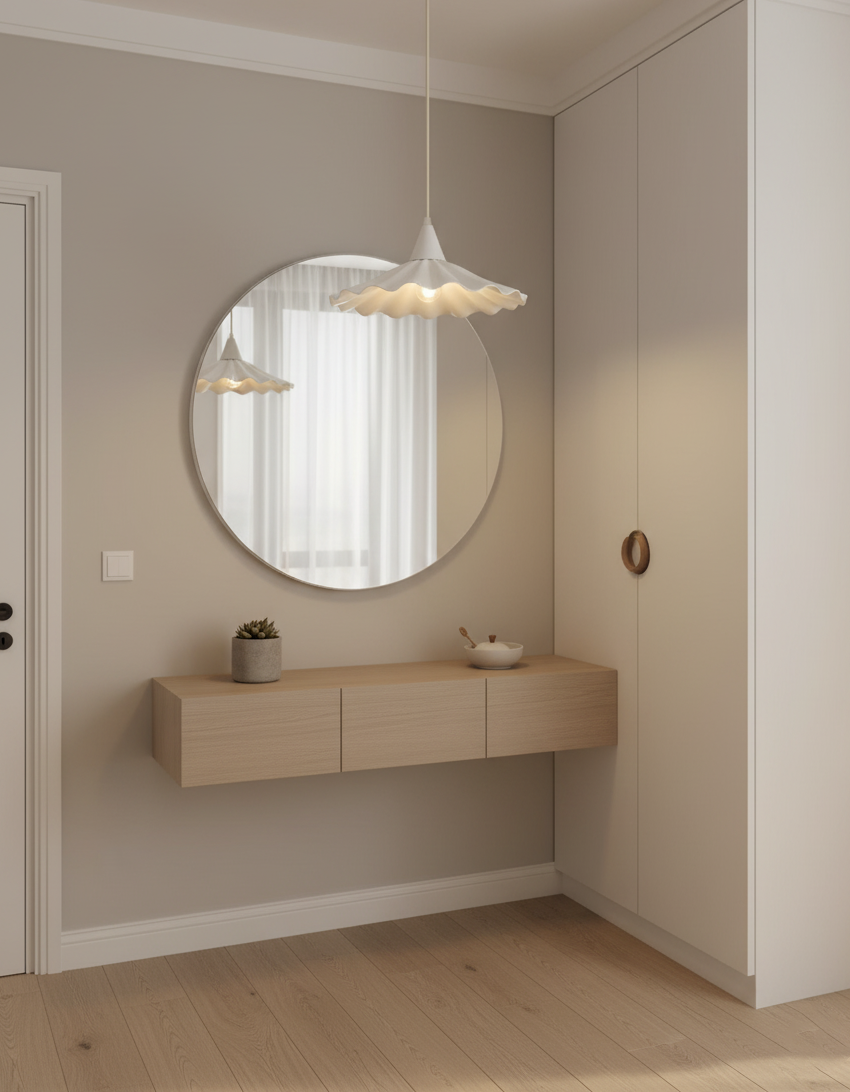 Fevi Ribbed Pendant Light