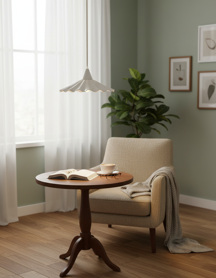 Fevi Ribbed Pendant Light