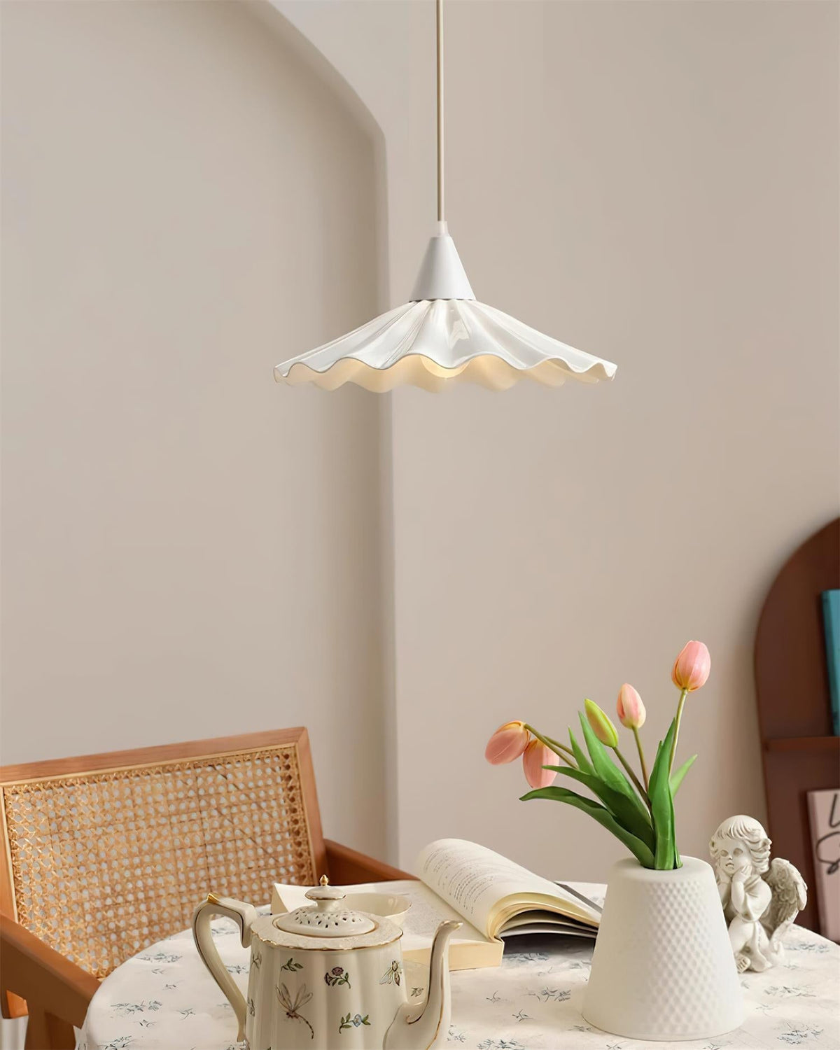Fevi Ribbed Pendant Light