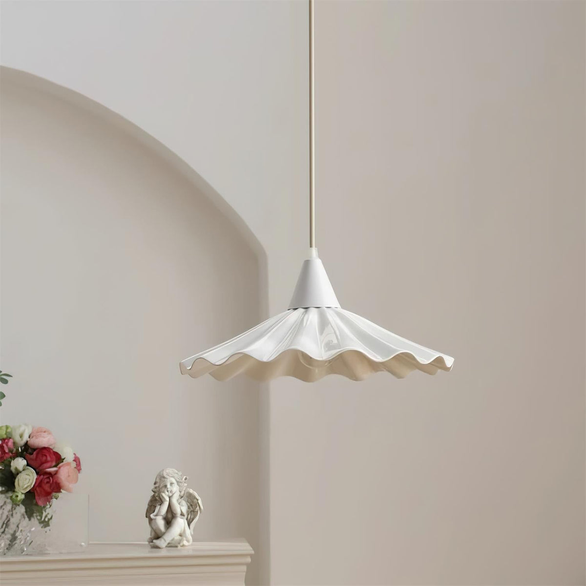 Fevi Ribbed Pendant Light