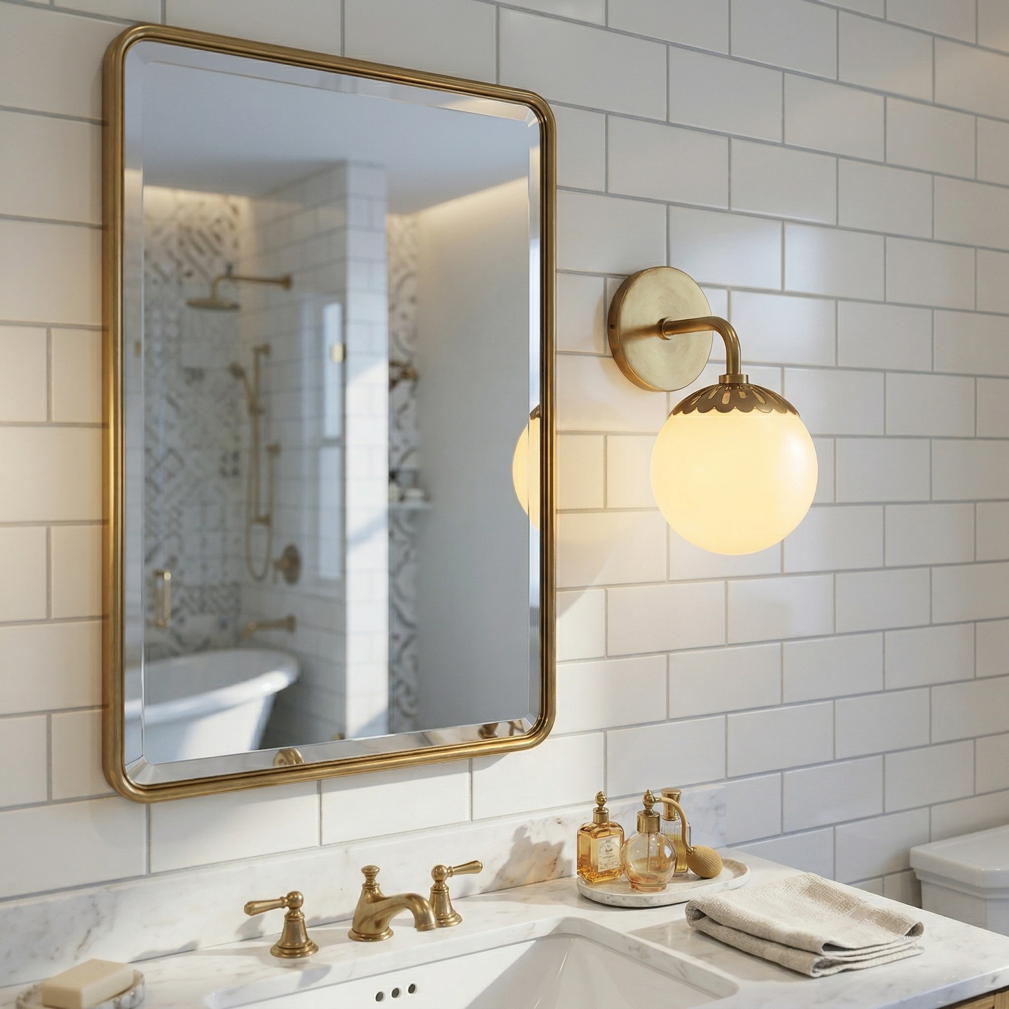 Alverello Globe Wall Light