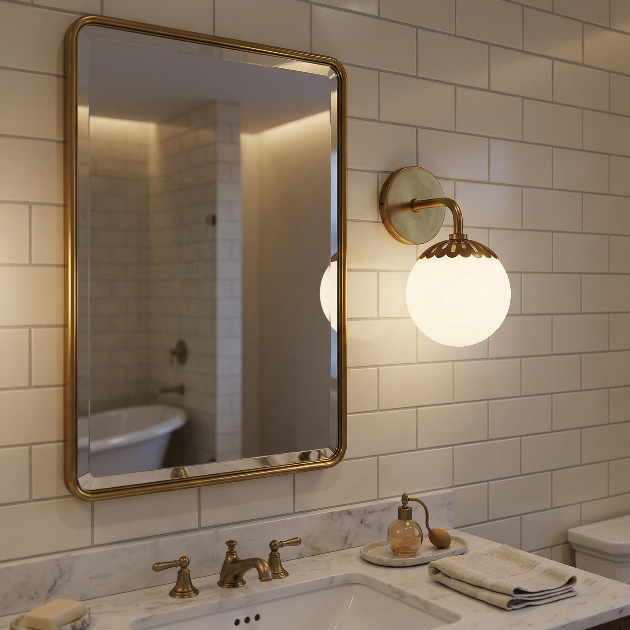 Alverello Globe Wall Light