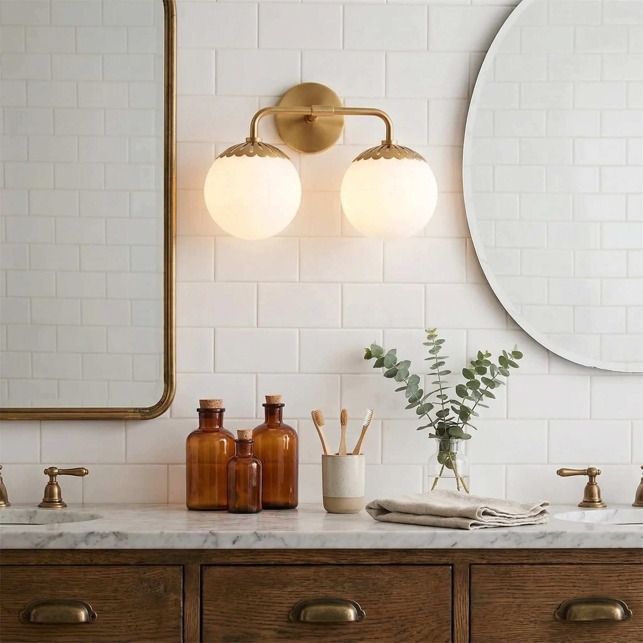 Alverello Globe Wall Light
