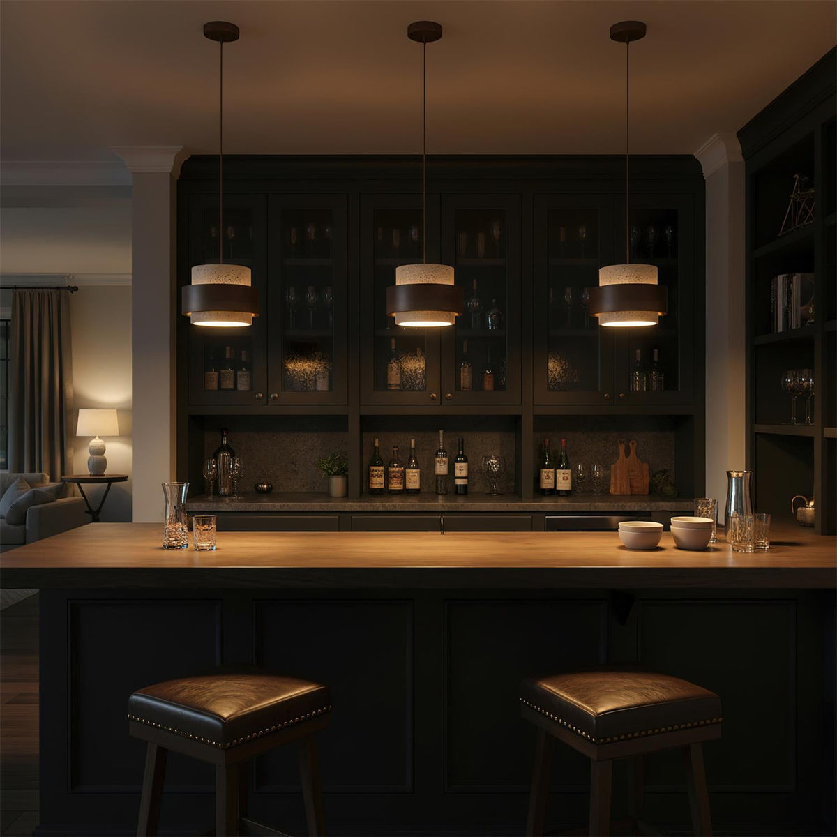 Tibavo Cylindrical Pendant Light