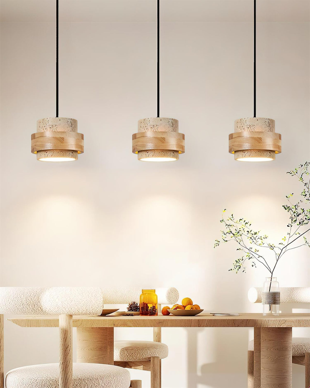 Tibavo Cylindrical Pendant Light