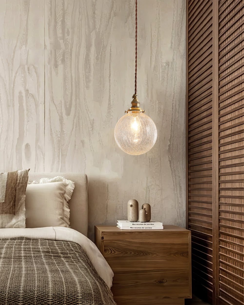 Crackle Glass Pendant Light – detail 6