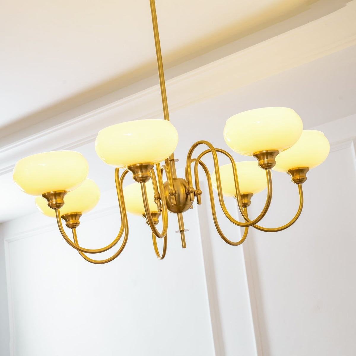 Creamy Persimmon Chandelier - Vakkerlight
