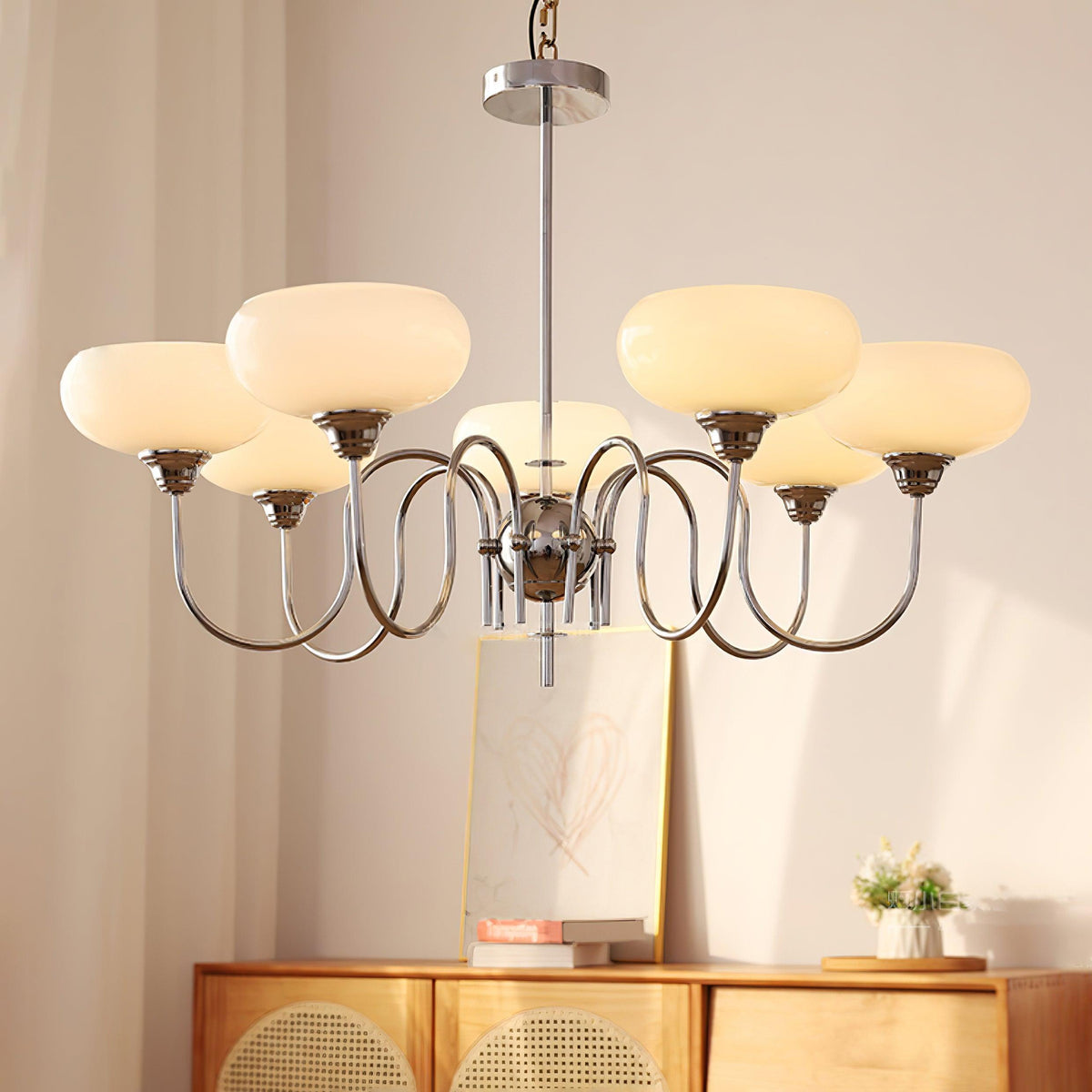 Creamy Persimmon Chandelier – detail 3