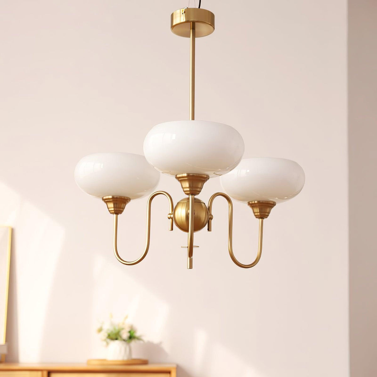 Creamy Persimmon Chandelier – detail 13