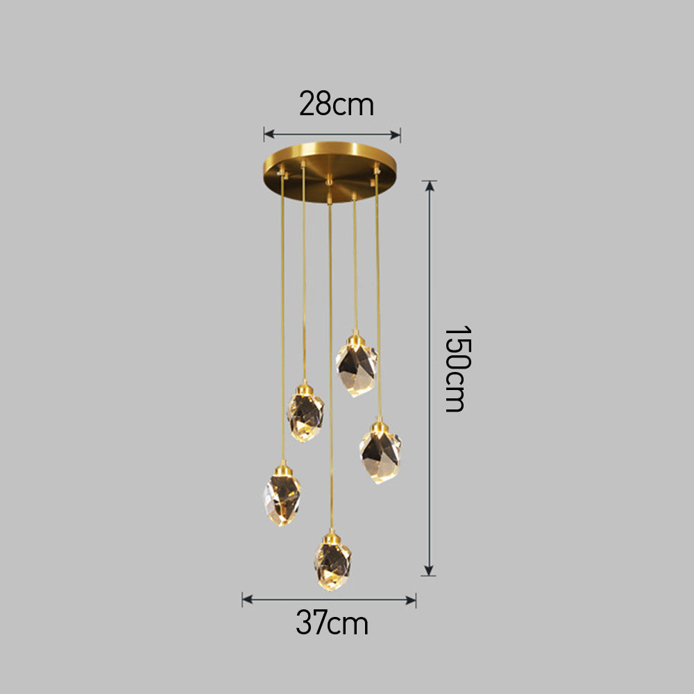 Crystal Drop Pendant Light
