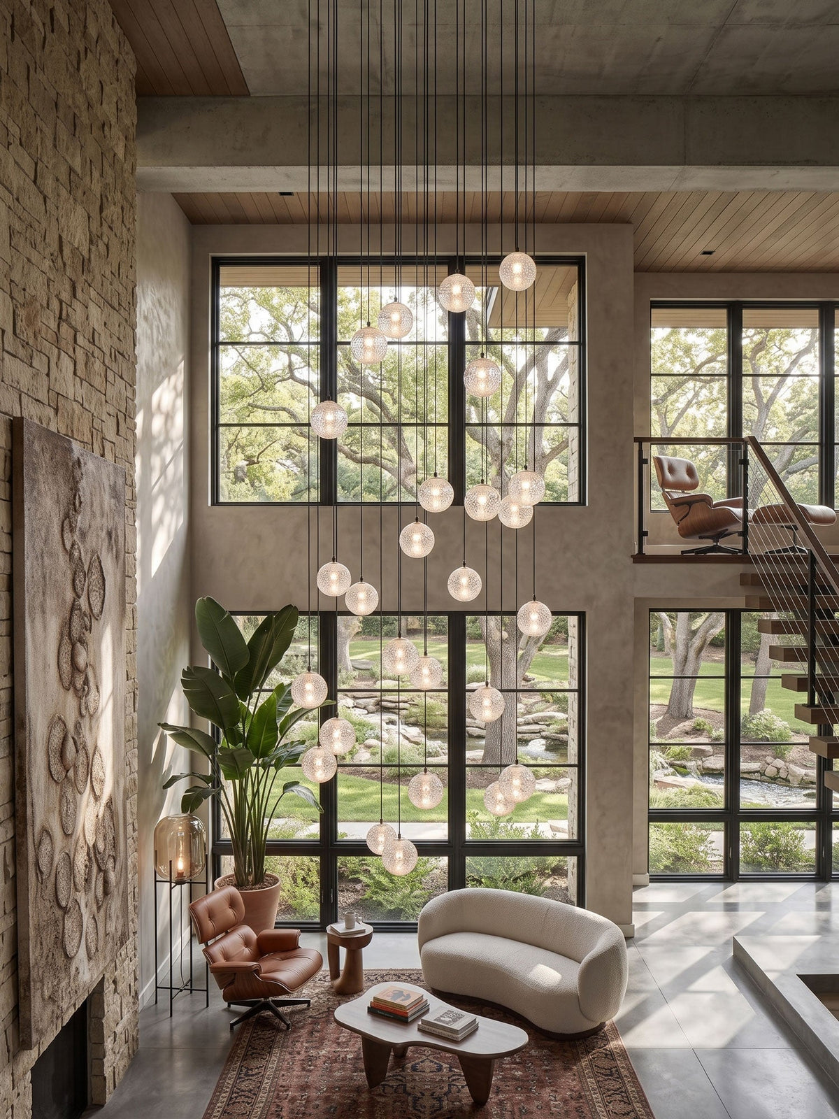 Crystal Bubbles Balls Pendant Lamp – detail 8