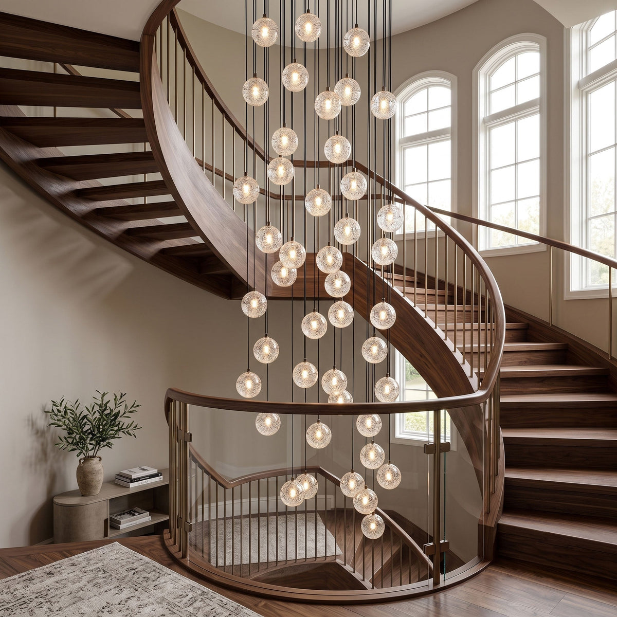 Crystal Bubbles Balls Pendant Lamp – detail 9
