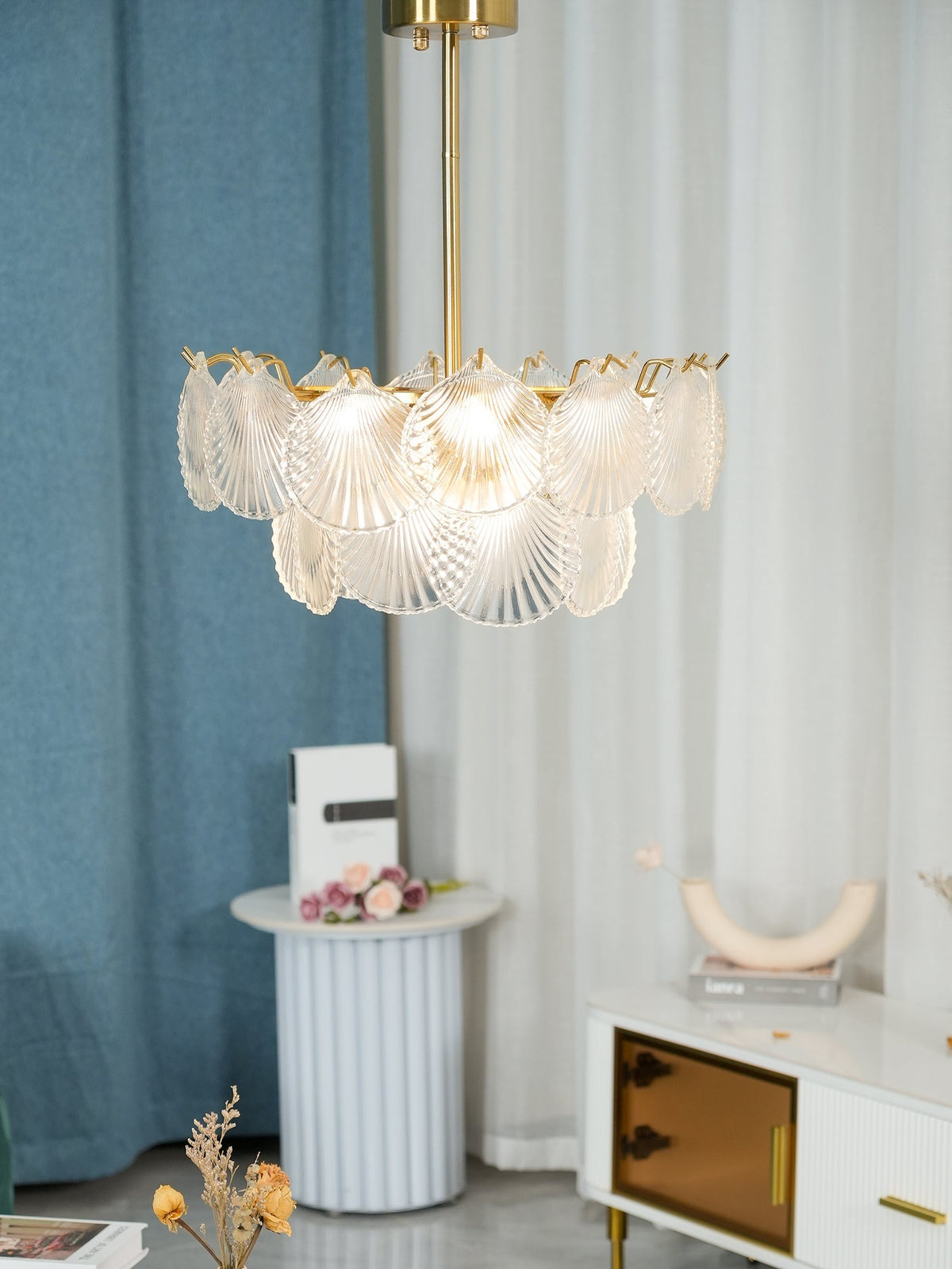 Shell Glass Chandelier – detail 10