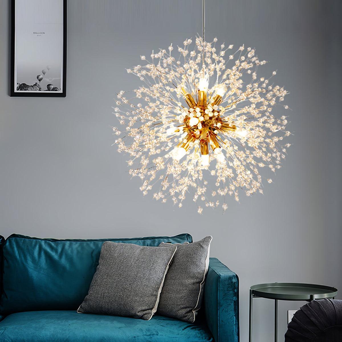 Crystal Dandelion Chandelier – detail 5