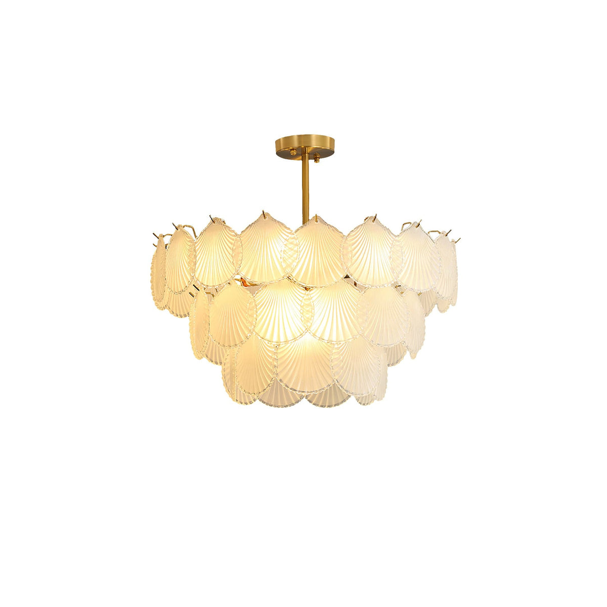 Dekorfine Shell Glass Chandelier — Detail View 60
