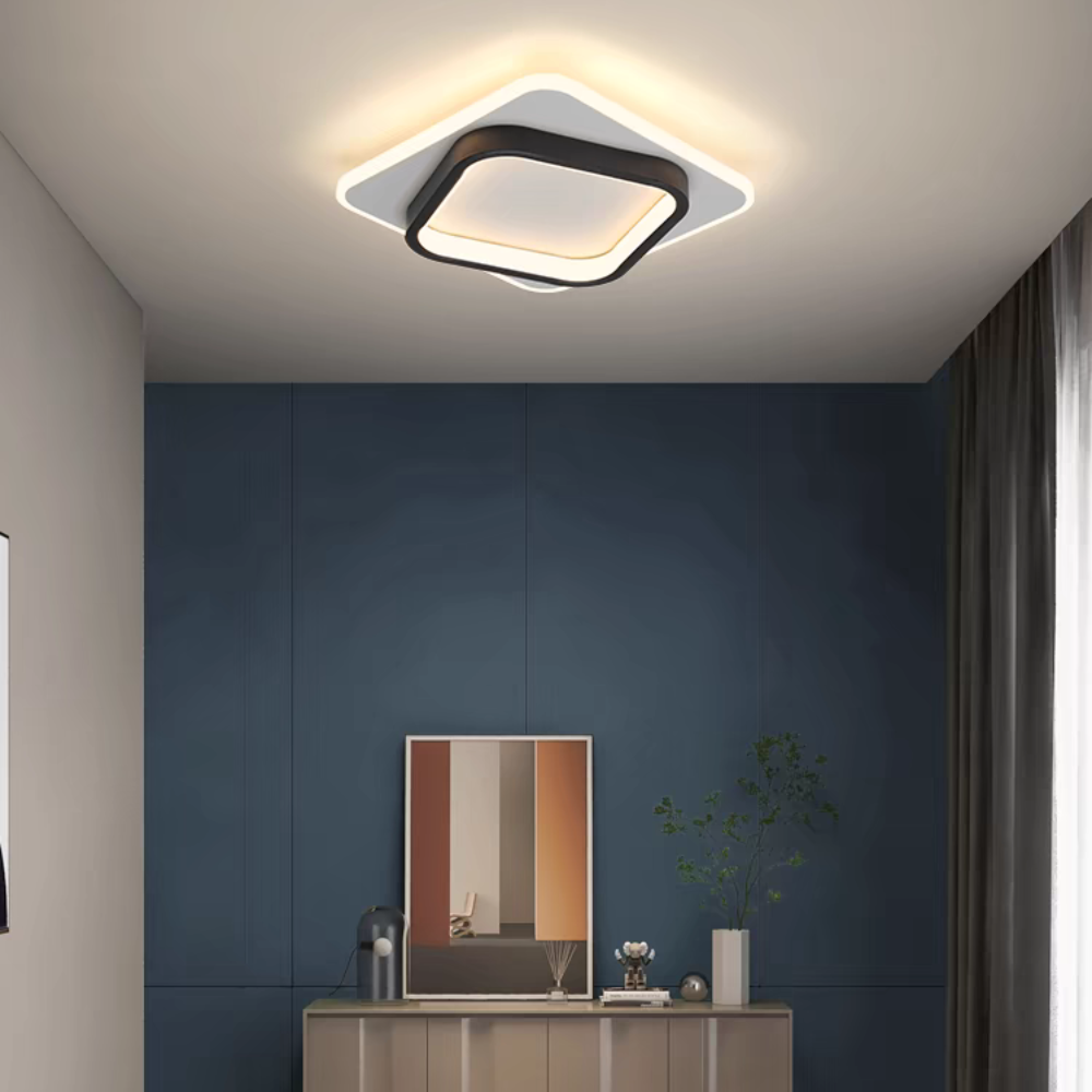 Jaxon Double Square LED Ceiling Light