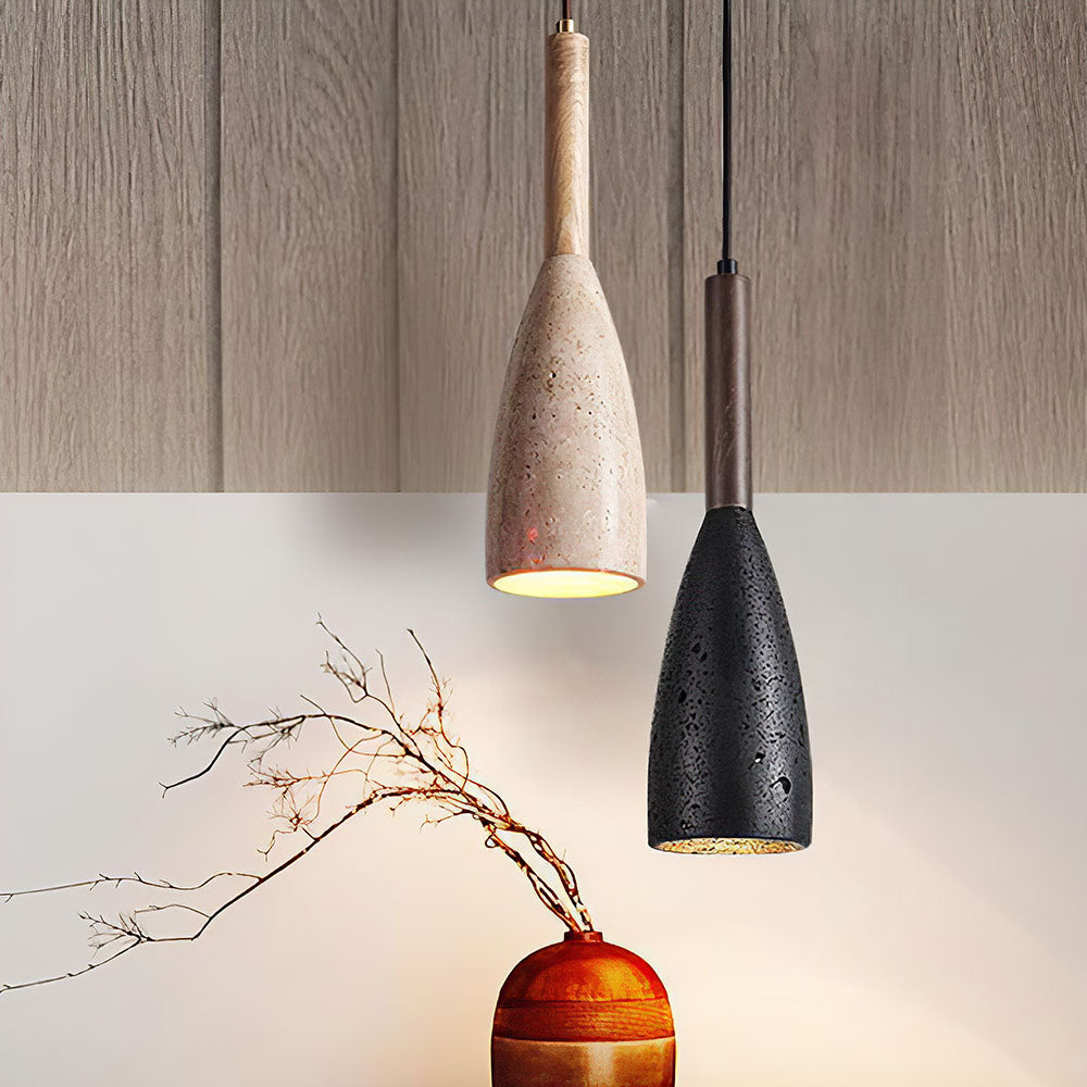 Borenia Travertine Pendant Light