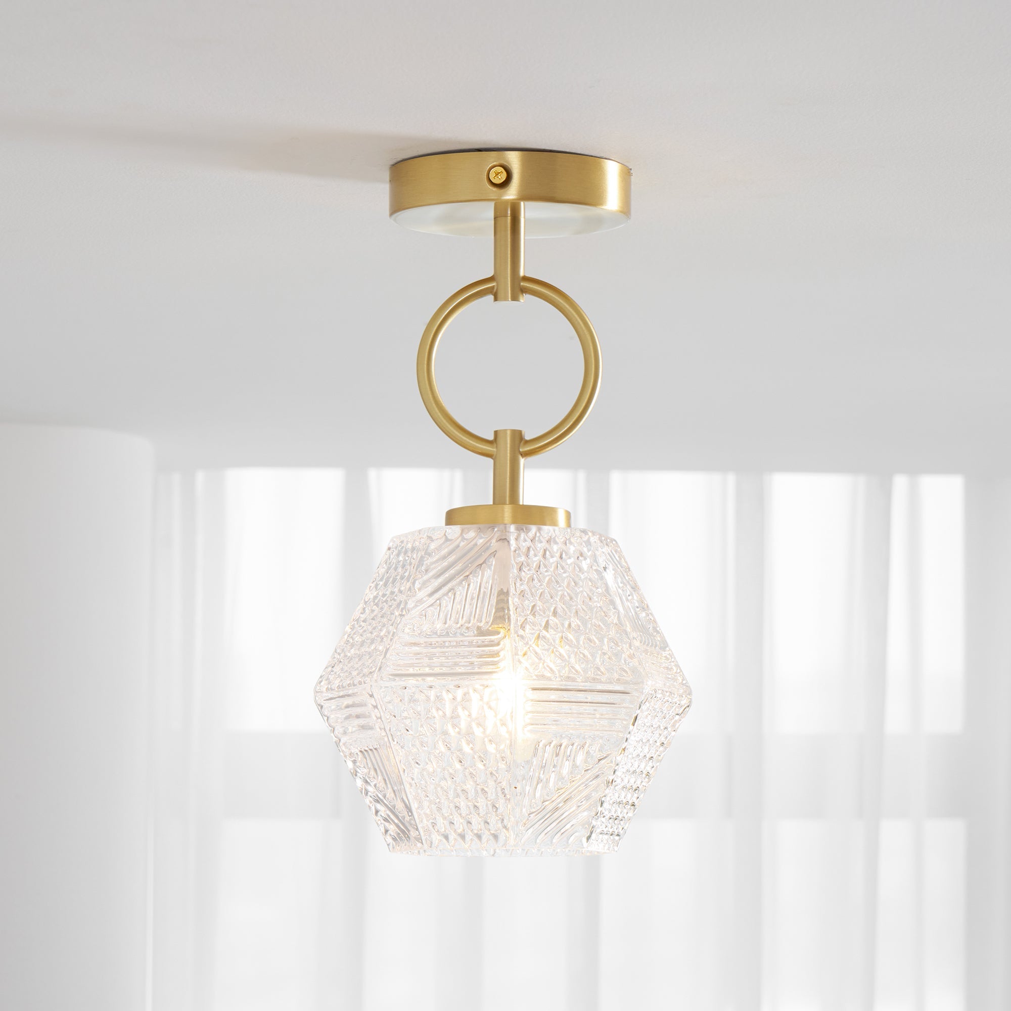 Aralilian Art Deco Ceiling Light