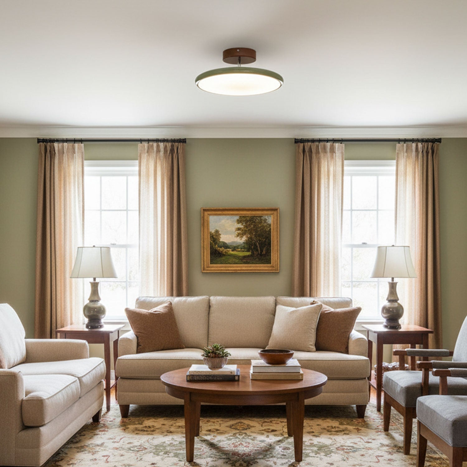 Alovava Round Ceiling Light