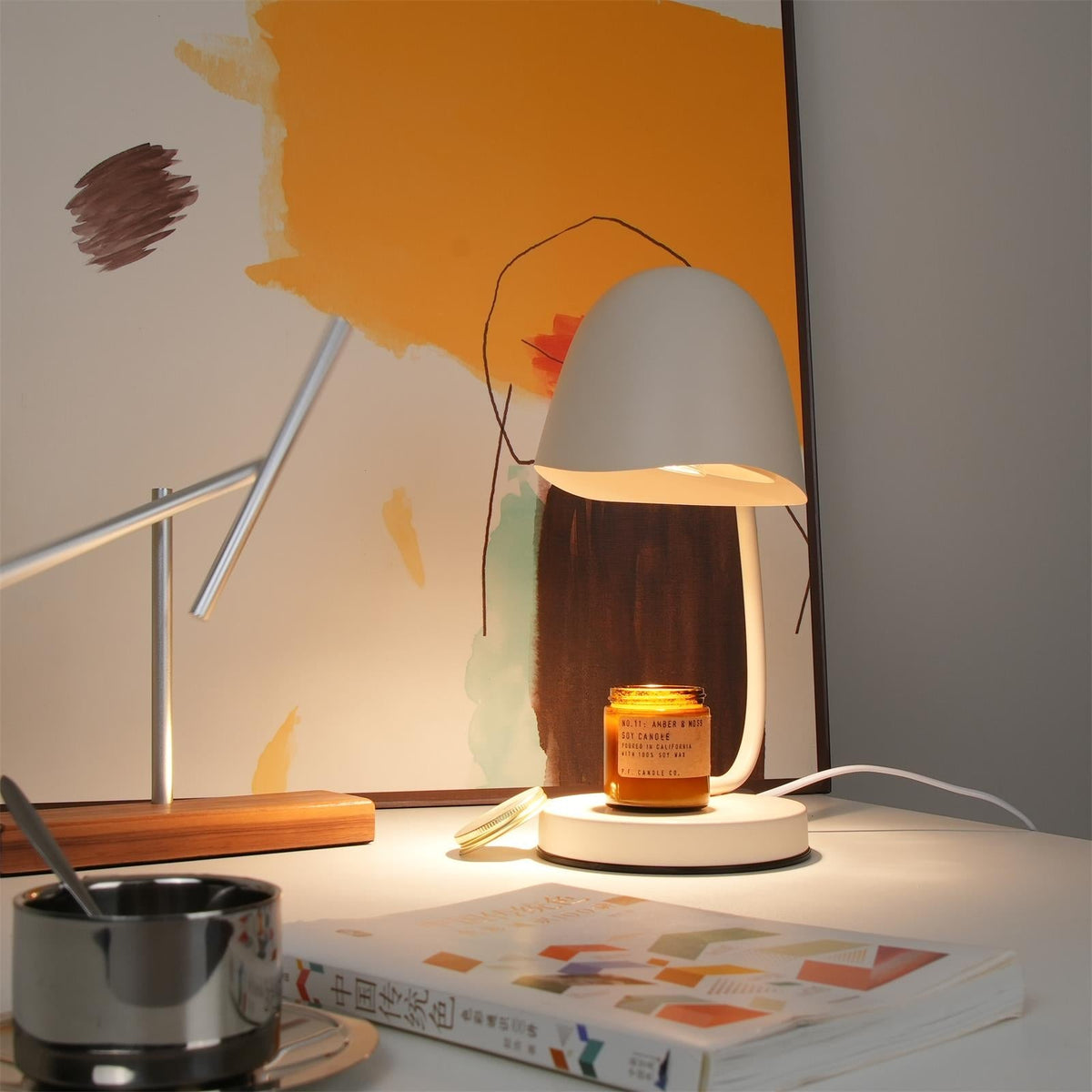Irenizo Candle Warmer Table Lamp