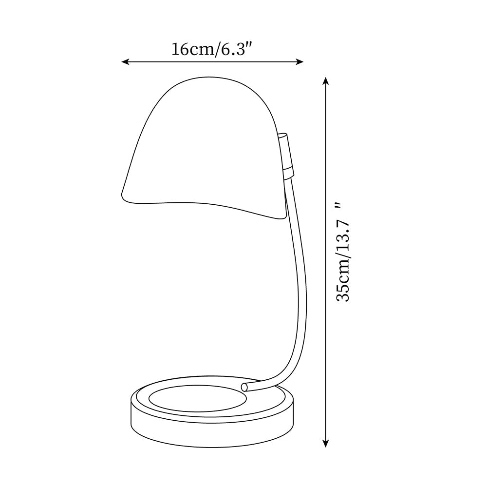Irenizo Candle Warmer Table Lamp