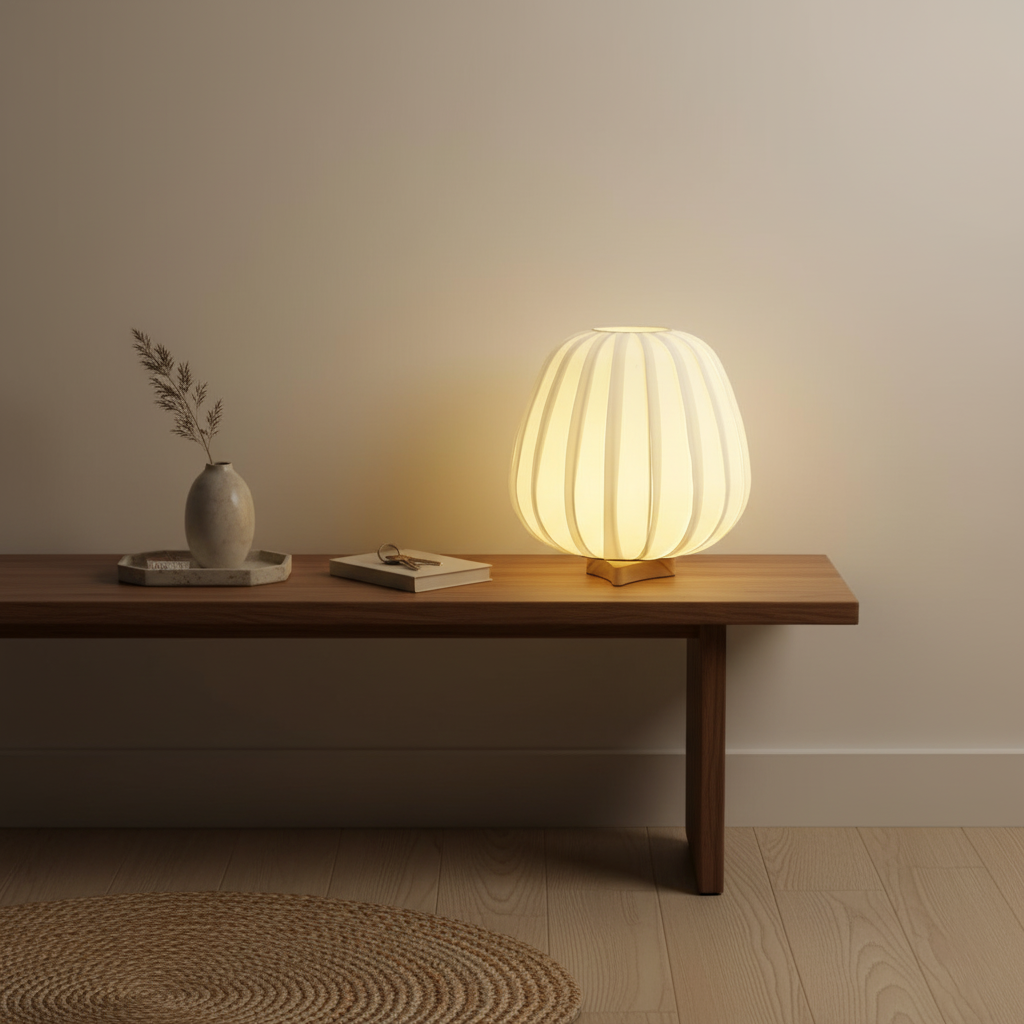 Fabric Minimalist Table Lamp – detail 7