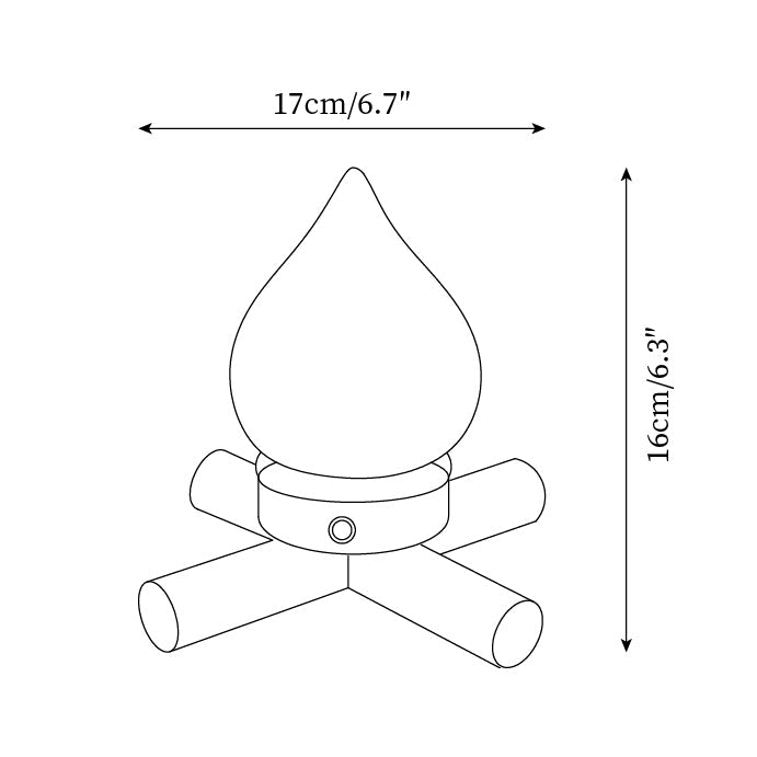 Firebeam Charge Table Lamp – detail 5