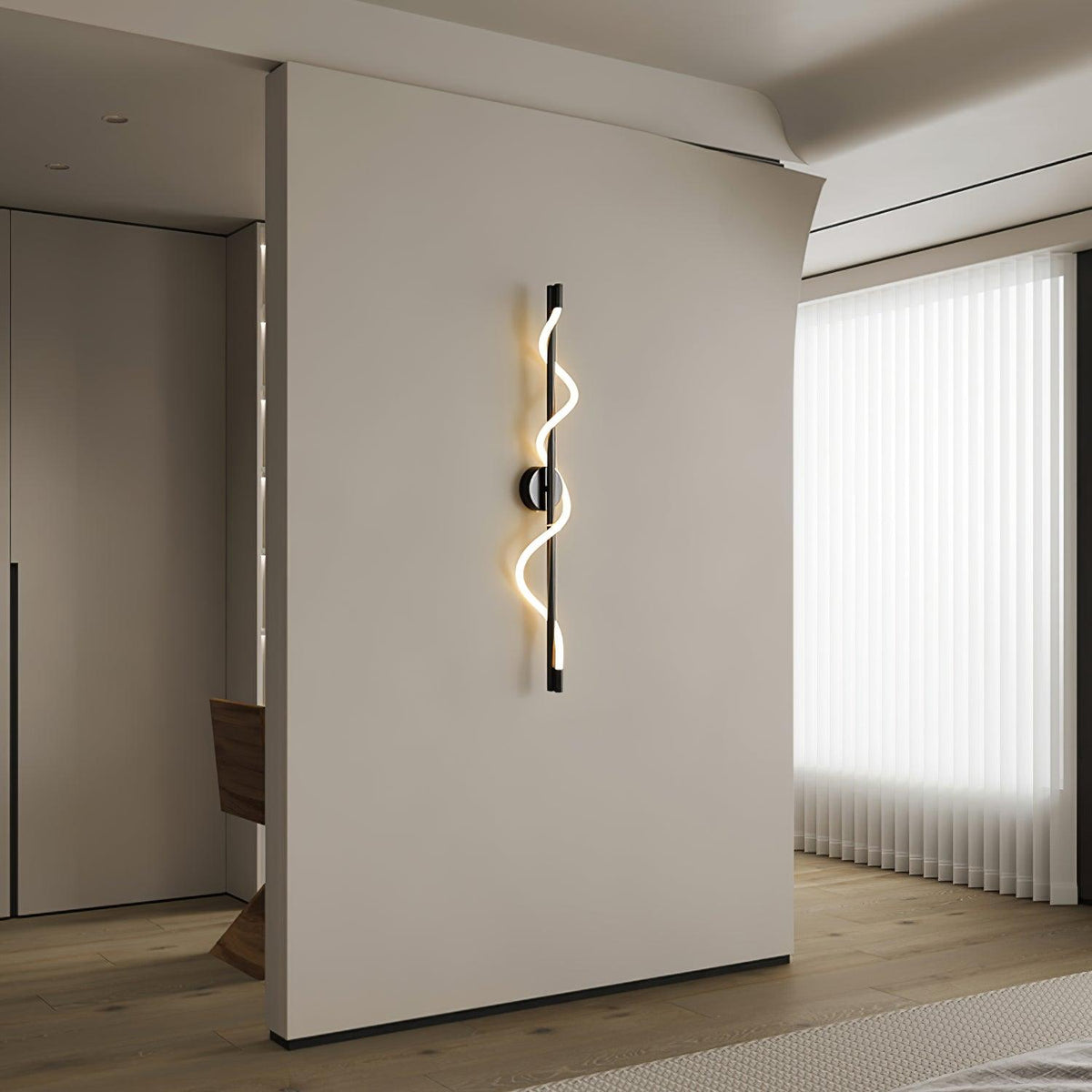 Flexible Linear Curve Wall Lamp – detail 28