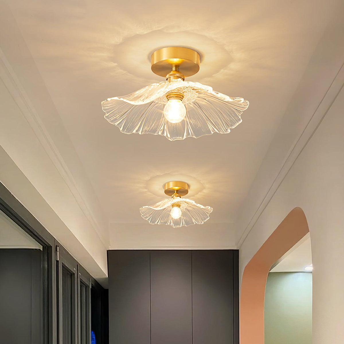 Flower Glass Ceiling Light – detail 13