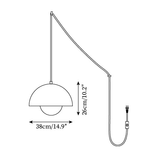 Poscon Plug In Pendant Light