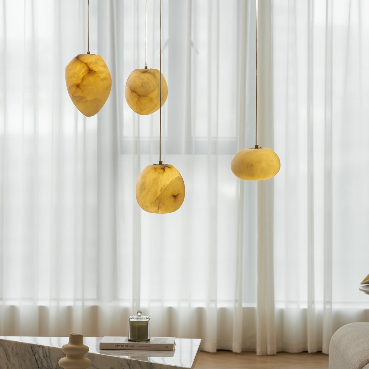 Elanoril Pebble Pendant Light