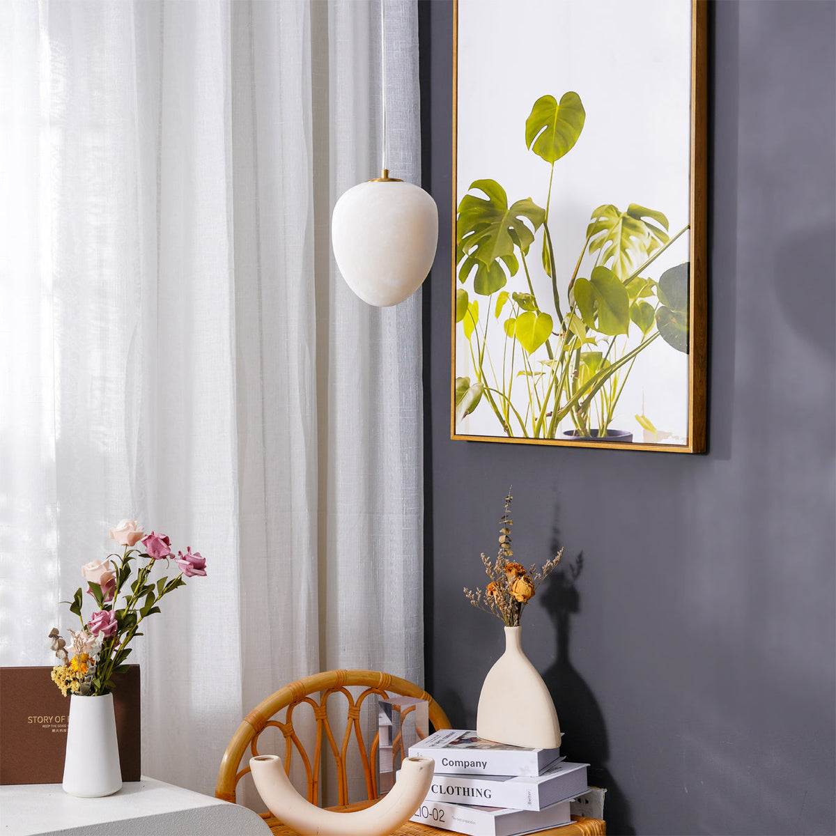 Elanoril Pebble Pendant Light