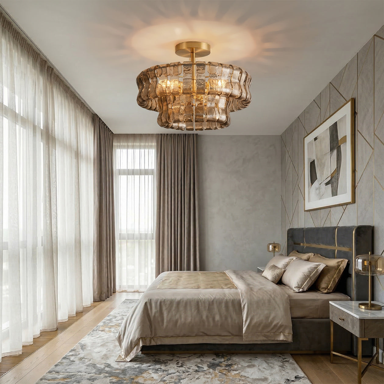 Gesi Round Ceiling Light