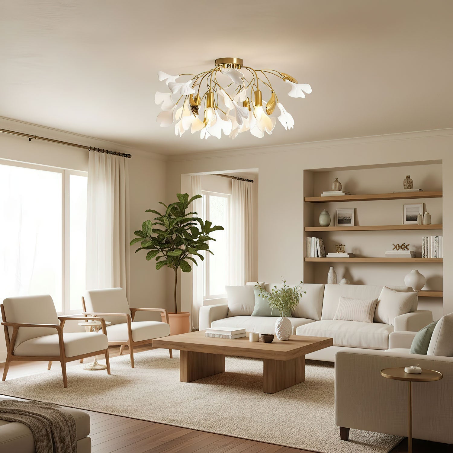 Rillon Ginkgo Ceiling Light