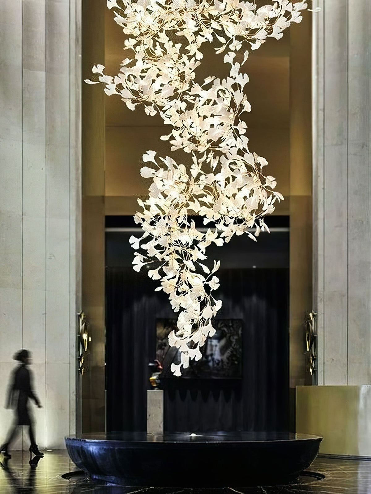 Gingko Vortex Chandelier – detail 18