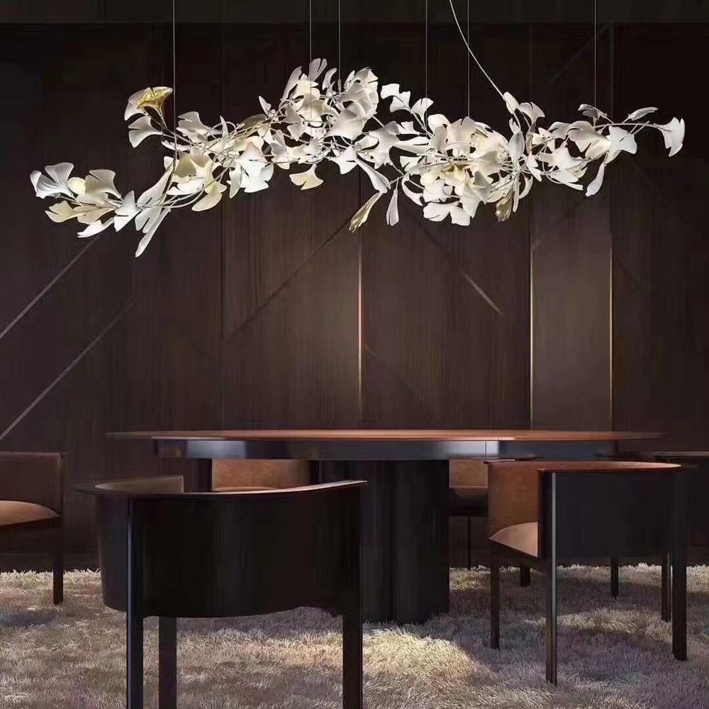 Porcelain Gingko Chandelier – detail 13