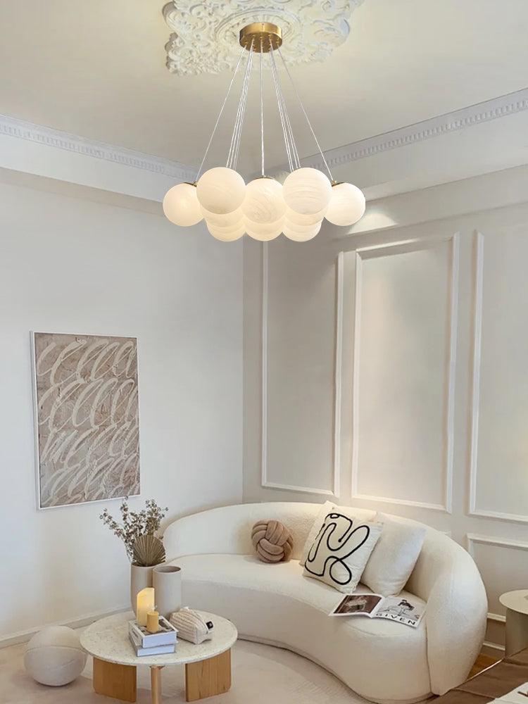 Glass Cluster Chandelier – detail 30
