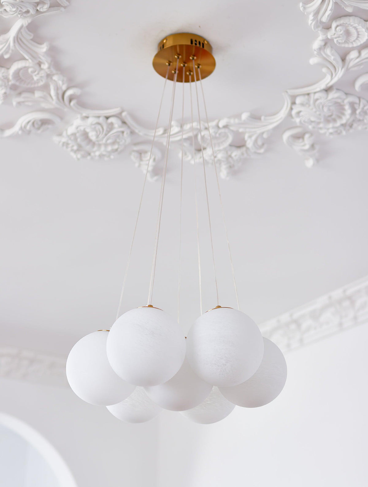 Glass Cluster Chandelier – detail 37