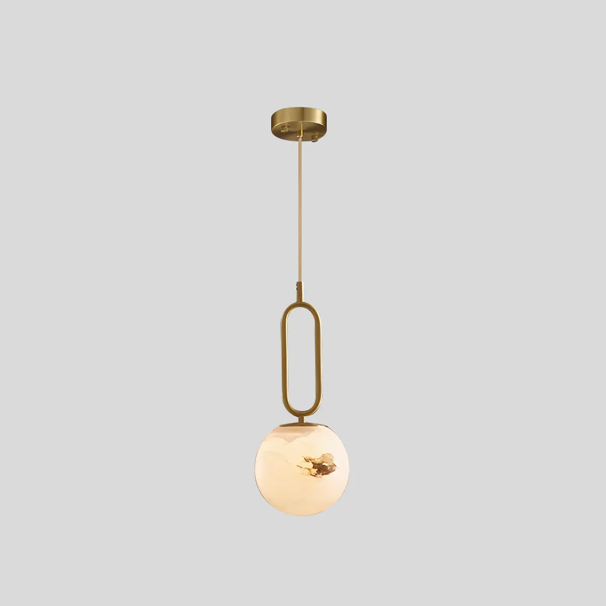 Loxirae Alabaster Pendant Light