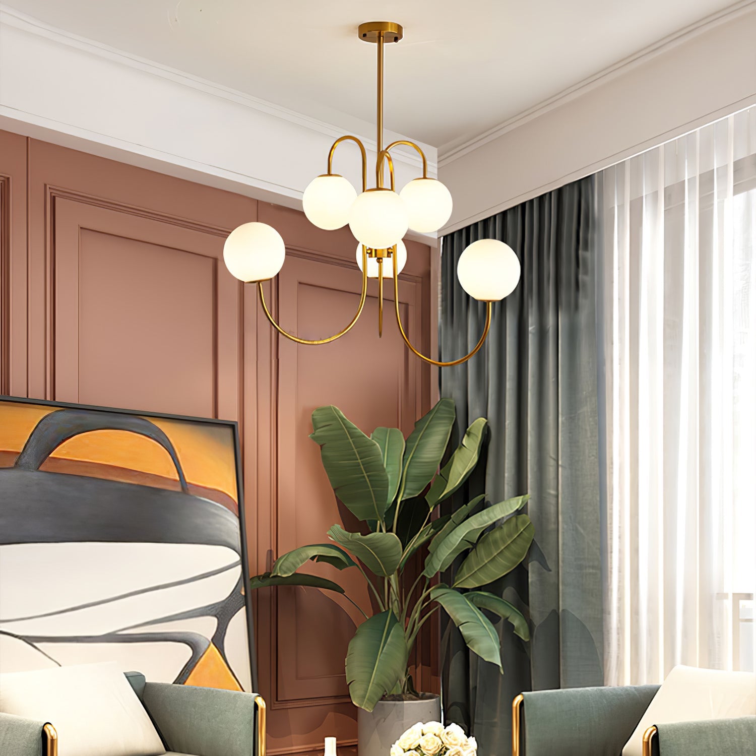 Lerobas Globe Chandelier