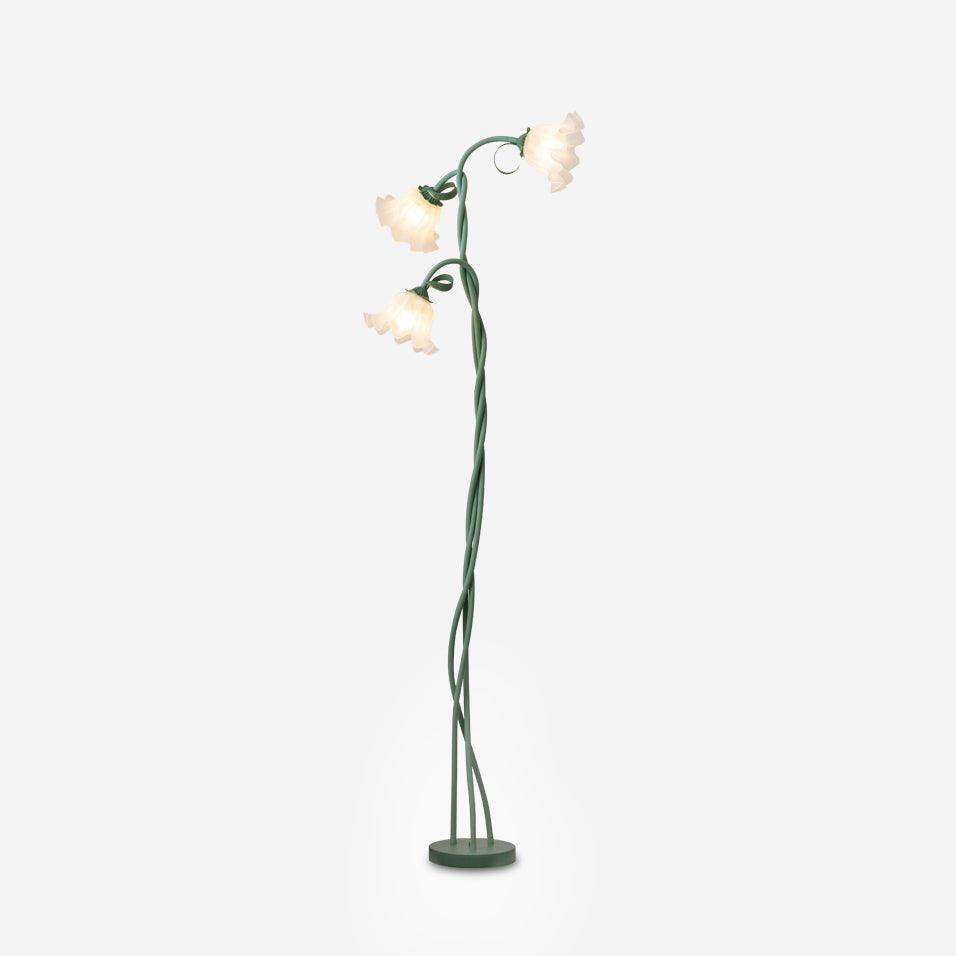 Lavelora Floral Floor Lamp